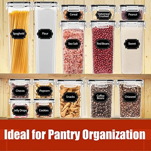 PRAKI 30 Pack Airtight Food Storage Containers for Organizers and Storage