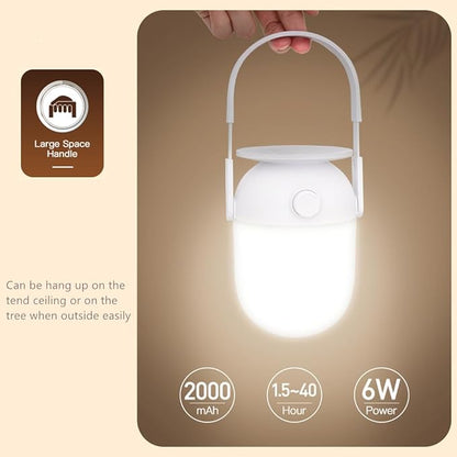 Lanterns for Power Outages, Dimmable Rechargeable Battery Operated Lights, Portable Outdoor Camping Lights for Hiking Emergency Survival (4)
