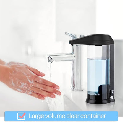 Secura 17oz Automatic Liquid Soap Dispenser, Touchless Battery Operated Hand