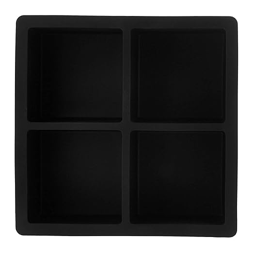 Amazon Basics Large Silicone Square Ice Cube Trays