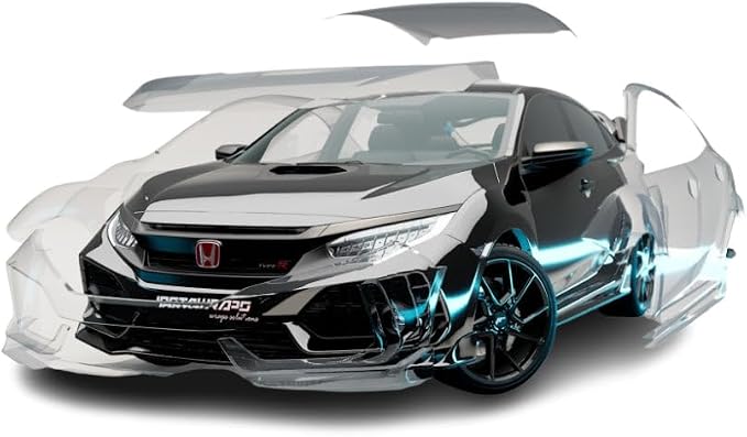 3M Paint Protection Film | Gloss 200 Series PPF | 12in x 2ft (2 Sq/ft) | w/Free Instawraps Pro-Wrapping Glove