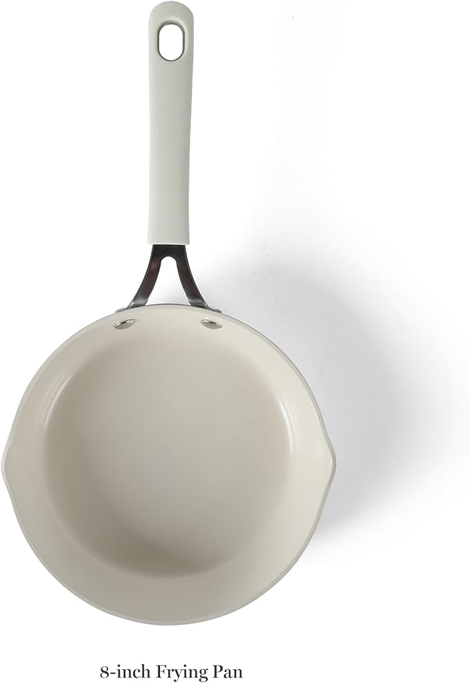Martha Stewart Heathland 8 Inch Aluminum Fry Pan Cookware Non-Toxic Premium