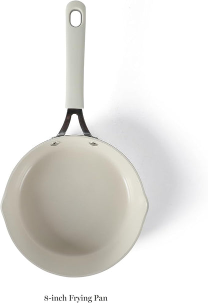 Martha Stewart Heathland 8 Inch Aluminum Fry Pan Cookware Non-Toxic Premium