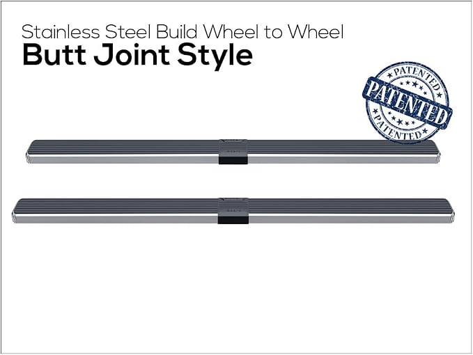 APS (304 Stainless Steel Polished Silver 6 inches) Running Boards Side Bars Side Steps Compatible with Dodge Ram 1500 2006-2008 Mega Cab & Ram 2500 3500 2006-2009(91in D2D Short Version)