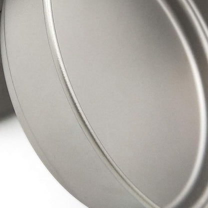 Lixada Ultralight Titanium Frypan Outdoor Camping Hiking Picnic Cooking Frying Pan 750/1000ML with/Without Handle
