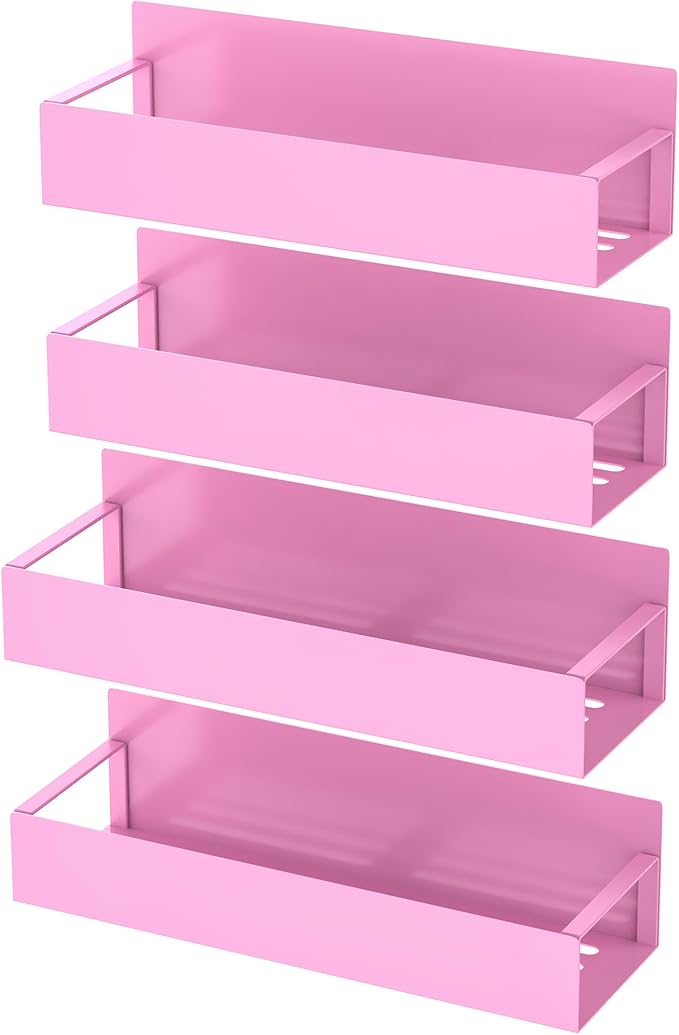 HuggieGems 4 Pack Magnetic Spice Storage Rack Organizer