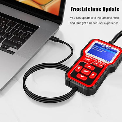 KONNWEI KW681 OBD2 Scanner 6V 12V Car Battery Tester, 2 in 1 Car Diagnostic