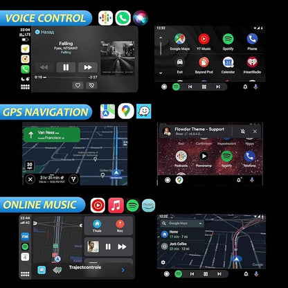 Wireless Carplay Adapter for Nissan Navara 2021, 2-in-1 Plug and Play Android Auto Carplay Adapter Car Play Dongle Convert Wired to Wireless CarPlay,A/Black