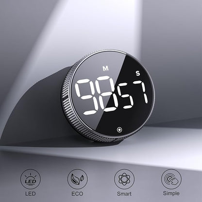 BlueSnail Kitchen Timer with LED Digital Display Smart Efficana