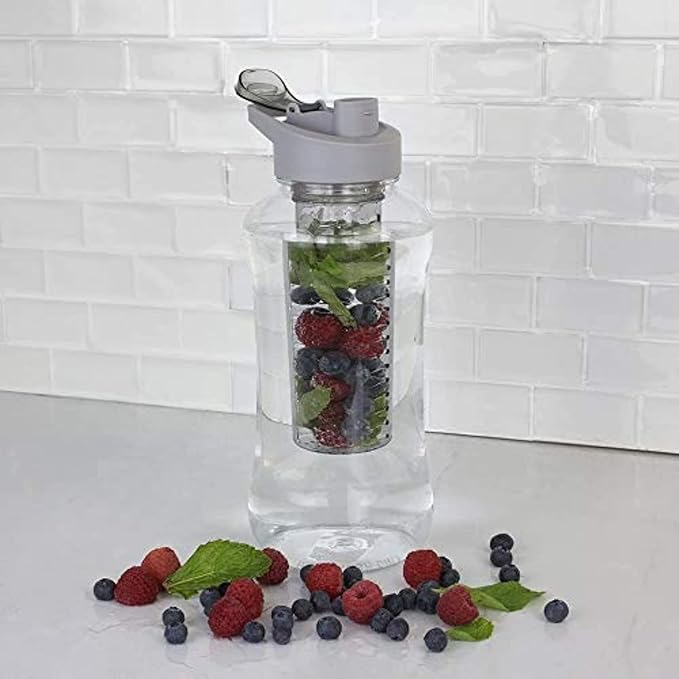 JOEY'Z Large Fruit Infuser Water Bottle BPA Free
