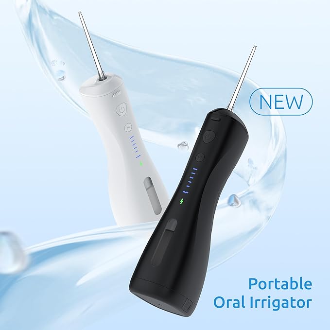 Water Flosser 6 Modes & IPX7 Waterproof Rechargeable Oral Irrigator Water Teeth