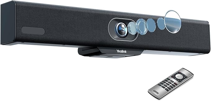 Yealink Video Conference Camera, 4K Webcam, 120° Ai Auto Framing, 8 Microphone