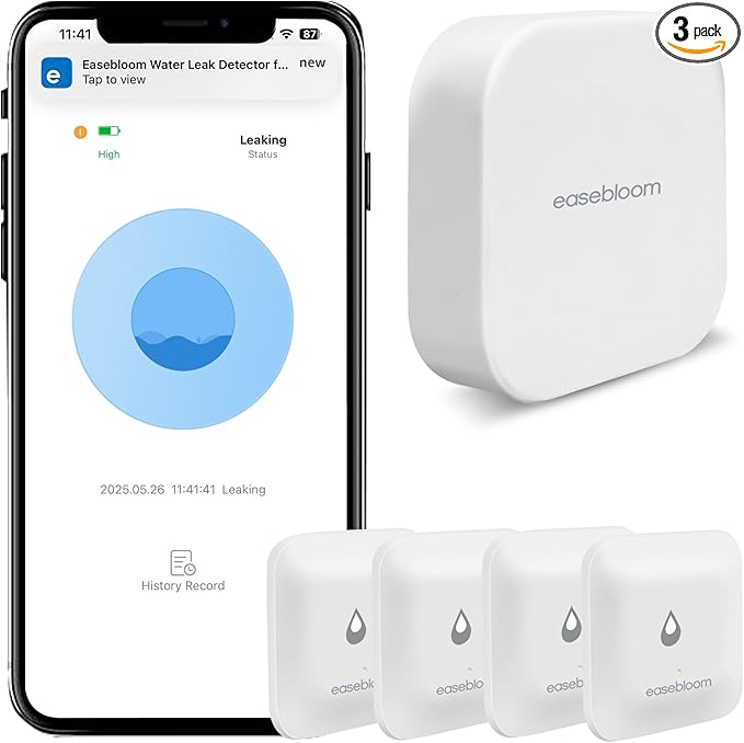 Easebloom Water Leak Detector for Home