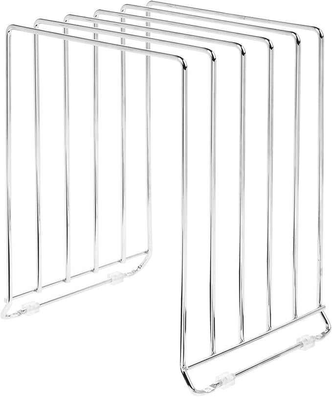 mDesign 5 Slot Pot and Pan Rack — Metal Wire Rack