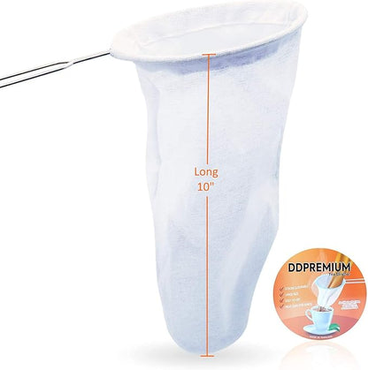 Disposable Tea Filter Bags for Loose Leaf Tea, Unbleached Natural Paper