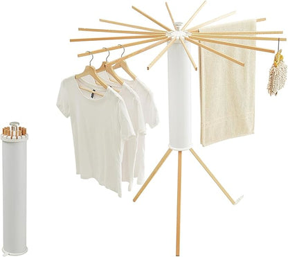 JOOM Tripod Clothes Drying Rack, Garment Rack Portable and Foldable Space