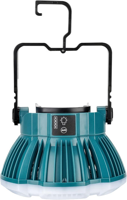 2400LM LED Camping Lantern for Makita 18V LXT Lithium Battery, 24W LED Work Light for Car Repairing , Camping, Emergency and Hurricane, Hiking, Fishing