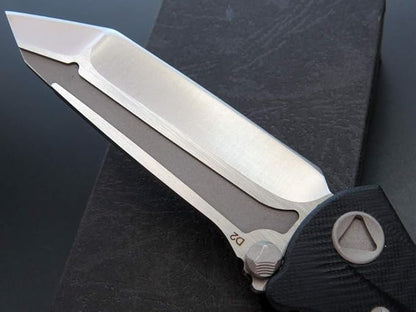 Eafengrow EF55 Pocket Knife Folding Knife G10 Handle D2 Steel Blade Folder EDC Tool Knifes for Working Camping with Clip(Black)