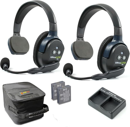 EARTEC UL2S Ultralite-HD 2-Person Full Duplex Wireless Intercom Headset