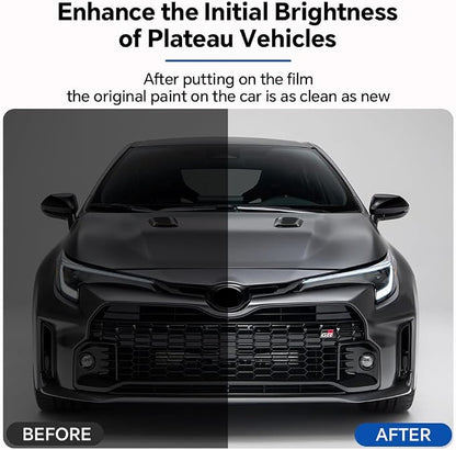 for Toyota Corolla GR 2023-2024 TPU Clear 9Mil Pre-Cut Paint Protection Film Car Vinyl Wrap,PPF Transparent Protective Anti-Scratch Self Adhesive Waterproof Car Wrap Film,for Rear Side