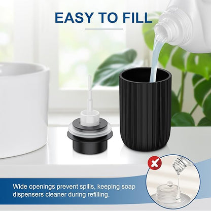 Ceramic Foaming Soap Dispenser, 12 oz Bathroom Foam Hand Soap Dispenser