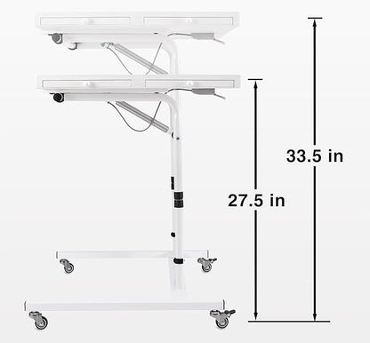 1000 Piece Jigsaw Puzzle Board Table with Drawers and Cover for Adults, Puzzle Board with Adjustable Angle and Height, Movable Puzzle Table with Legs, 30''x22'' Board with Storage