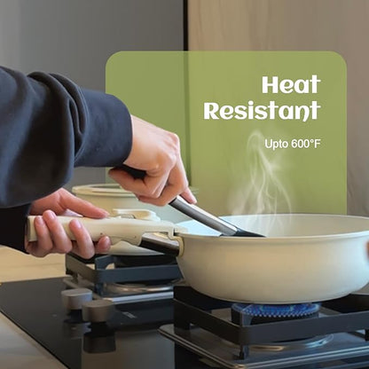 40 Pcs Kitchen Utensils Set Silicone Cooking, 446℉ Heat Resistance Stainless