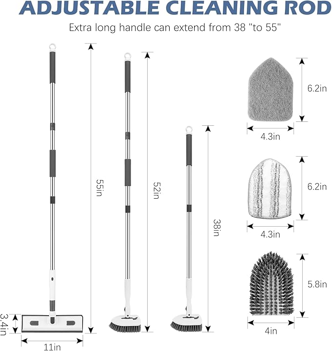 SetSail 4-in-1 Tile Tub Floor Scrubber