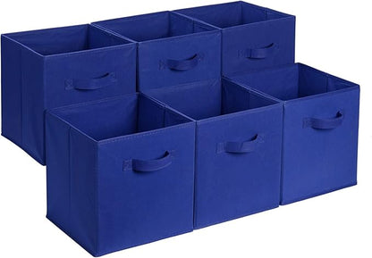 Amazon Basics Collapsible Fabric Storage Bins, Cube Organizer