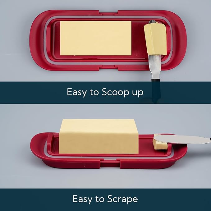 KITCHENDAO One-handed Airtight Butter Dish
