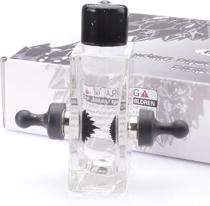 Dancing Ferrofluid Magnetic Ferrofluid Display in a Bottle Ferro Fluid Cool Stuff for Science Lovers Physics Magnetic Desk Toys Adults