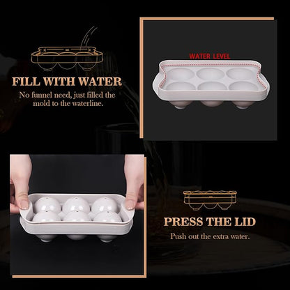 Whiskey Ice Cubes Mold 2 Pack