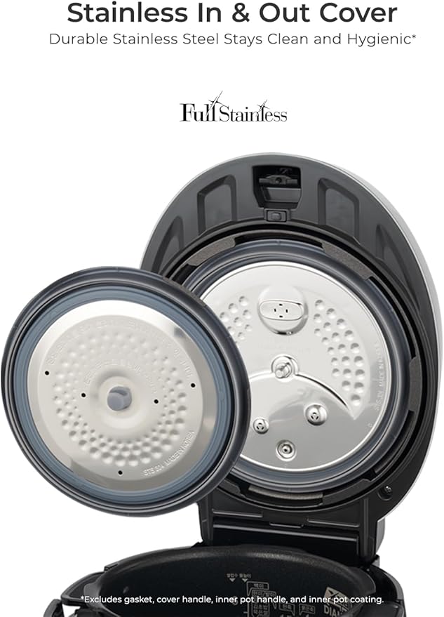 CUCKOO High Pressure Rice Cooker 10-Cup Uncooked / 20-Cup Cooked