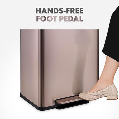 Simpli-Magic Infinity Edge 60 Liter / 16 Gallon Rectangular Hands-Free Extra