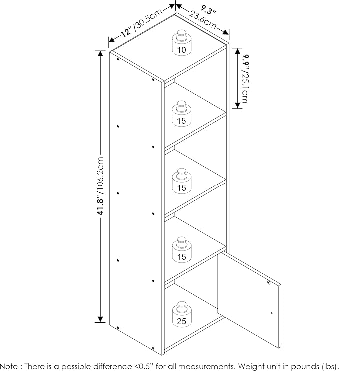 Furinno Luder Shelf Bookcase