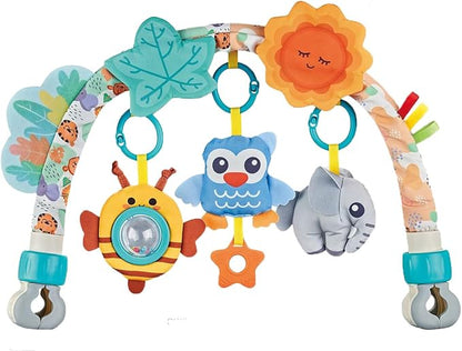 Pau1Hami1ton Baby Stroller Arch Toys, Car Seat Toys,Baby Gifts.S-19(Blue Owl)