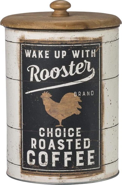 Primitives by Kathy 39060 Farmhouse Tin Canisters, Sugar/Coffee/Flour