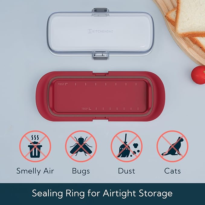 KITCHENDAO One-handed Airtight Butter Dish