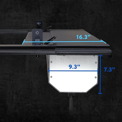 Syneticusa MB Retractable Tonneau Cover | 2007–2026 Tundra 6'6" (78.7") Standard Bed | 6063-T5 Aluminum | Double Lock | 3-Year Warranty | Waterproof Low Profile Hard Truck Bed Cover