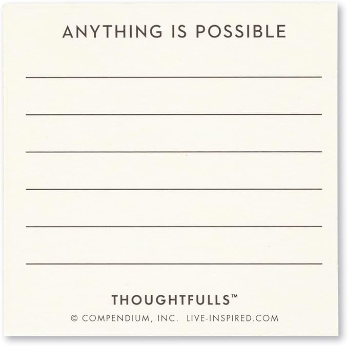 Compendium ThoughtFulls Pop-Open Cards – Live Inspired – 30 Pop-Open Cards, Each with a Different Inspiring Message Inside, 2.25” x 2.25”