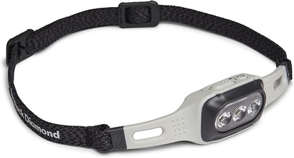 BLACK DIAMOND Deploy Rechargeable Running Headlamp, 325 Lumen IPX4 Water Resistant Light, Alloy