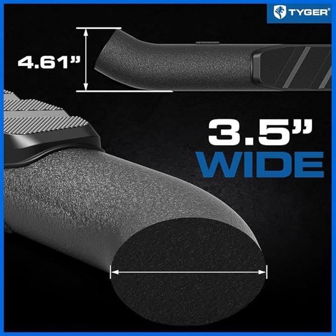 Tyger Auto 3.5" Rider Running Boards Compatible with 2009-2018 Dodge Ram 1500; 2019-2024 Classic | Quad Cab | TG-SS2D35118 | Side Step Rail Nerf Bars