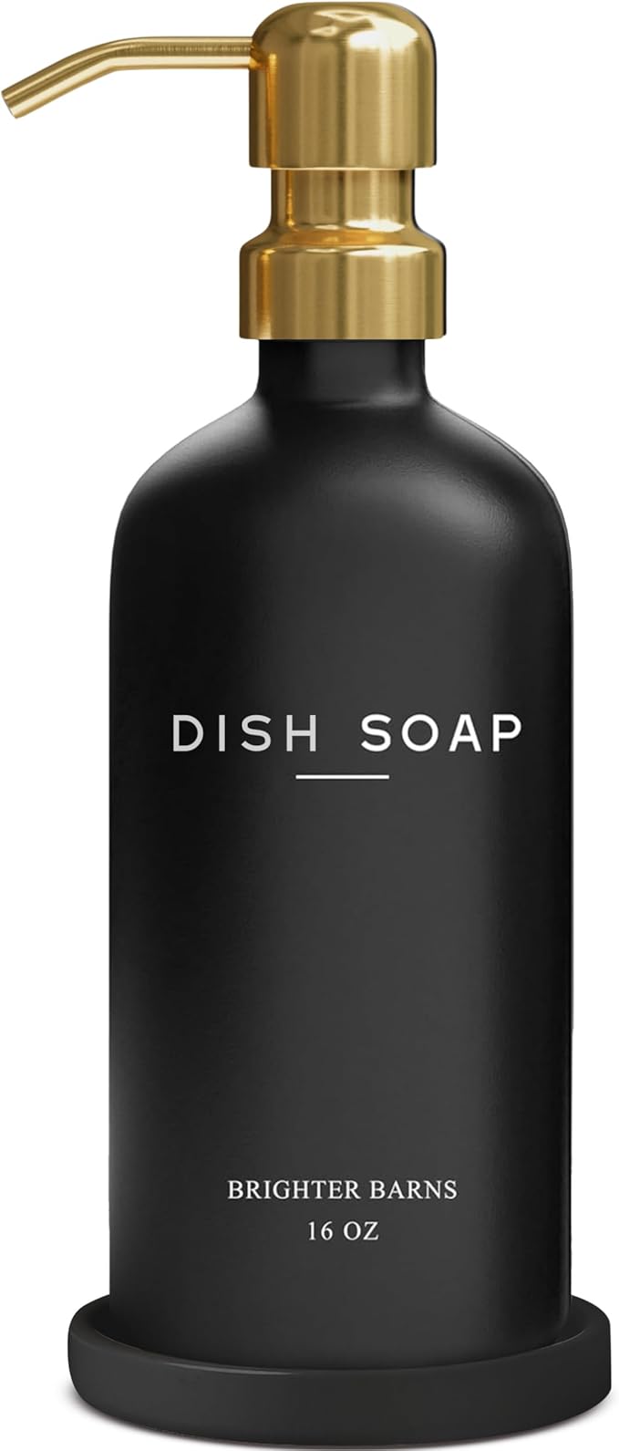 Luxury Glass Dish Soap Dispenser