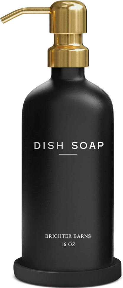 Luxury Glass Dish Soap Dispenser