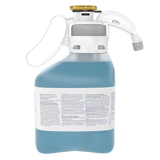 CREW Diversey 5019237 Non-Acid Bowl & Bathroom Disinfectant Cleaner Floral 47.3oz 2/Carton