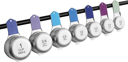 Spring Chef Magnetic Stainless Steel Measuring Cups, Kitchen Tools