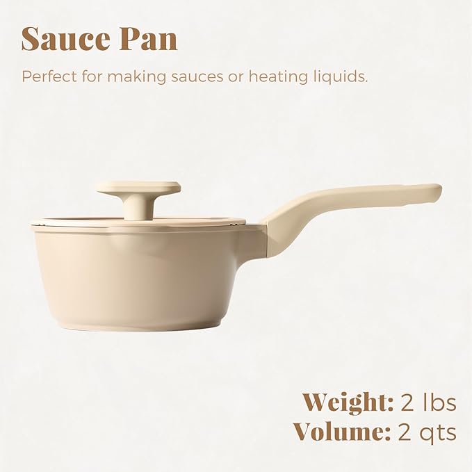 PRICUSIS Nonstick Saucepan