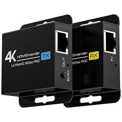 PVBCTCSID 4K HDMI Extender Over CAT6/7 4K30Hz Upto 131ft/40m 1080P Upto