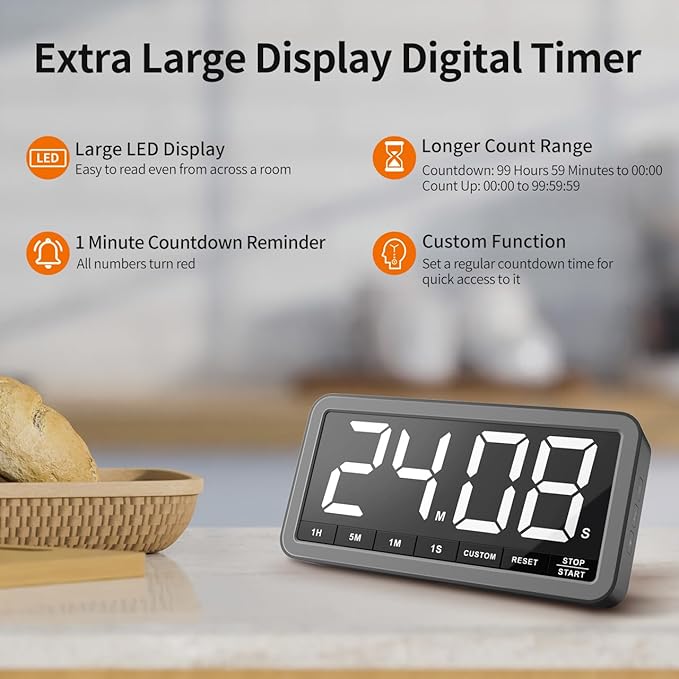 VOCOO Digital Kitchen Timer