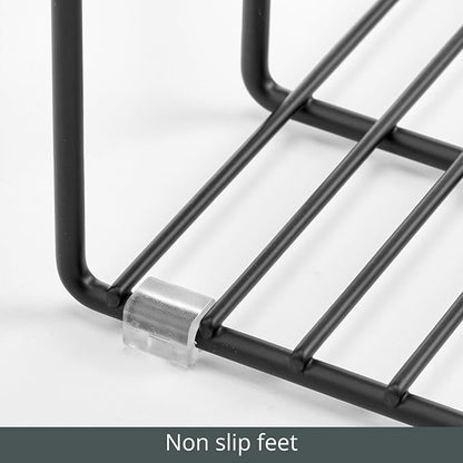 mDesign Metal Pan Organizer for Kitchen Cabinet, Pantry Shelf
